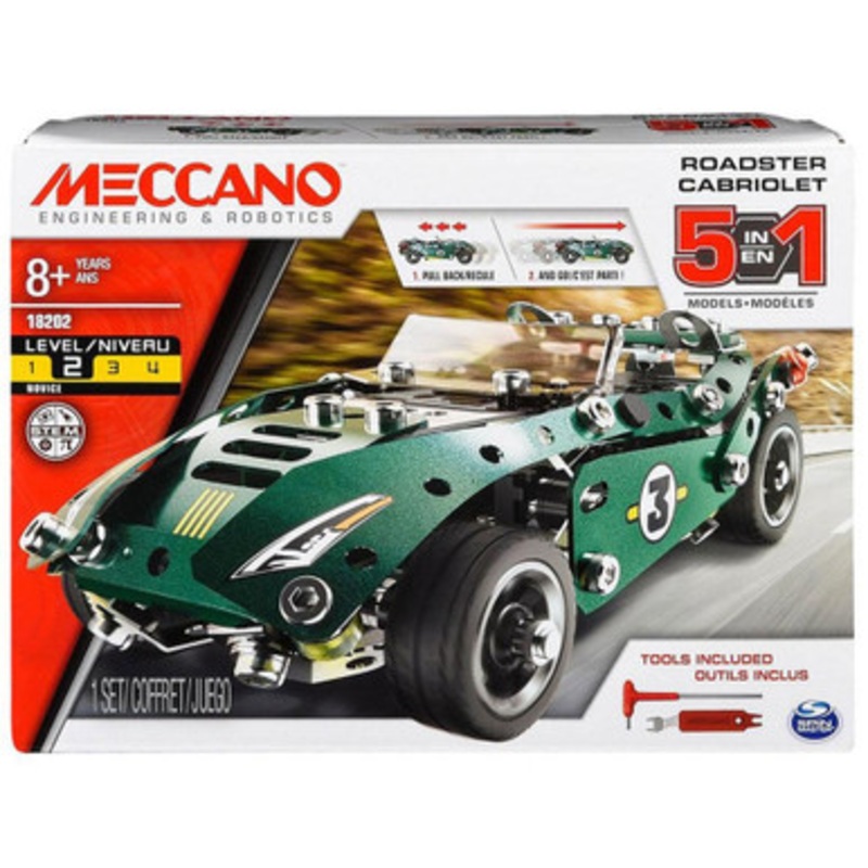 Meccano -Multi- Model 5 set- Pull Back Car
