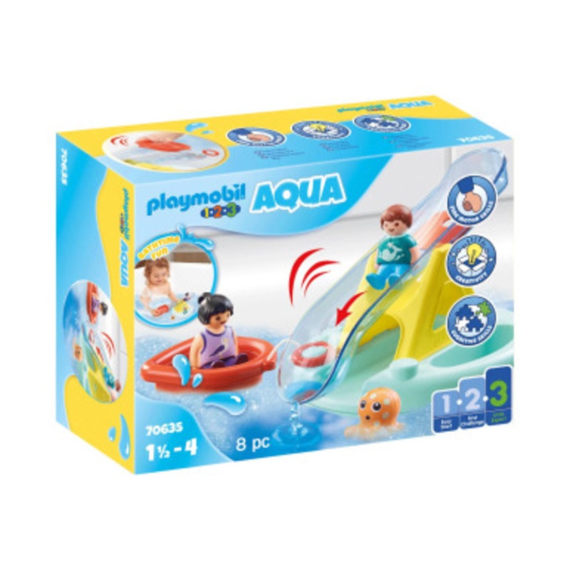 Playmobil 1.2.3 AQUA – Water Seesaw with Boat | 70635