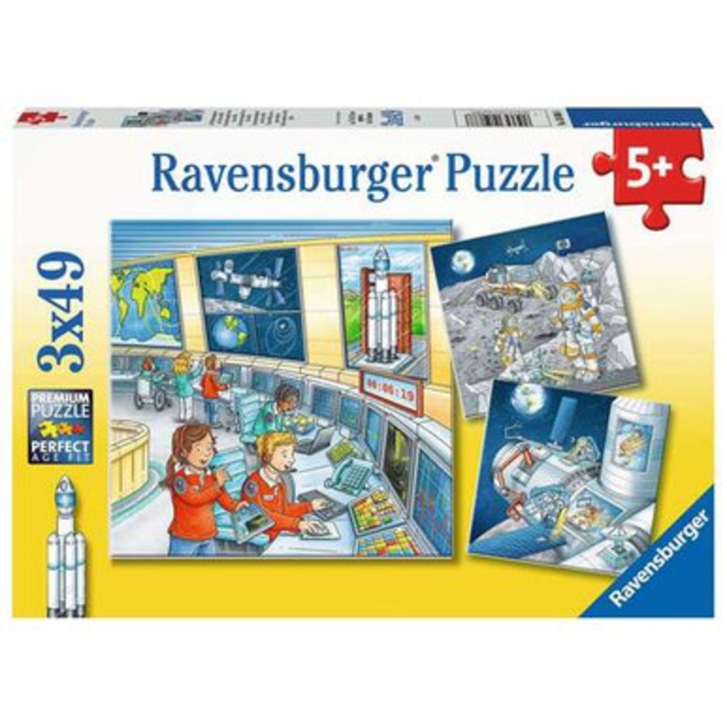 Ravensburger 3x49pc – Tom & Mia go on a Space Mission