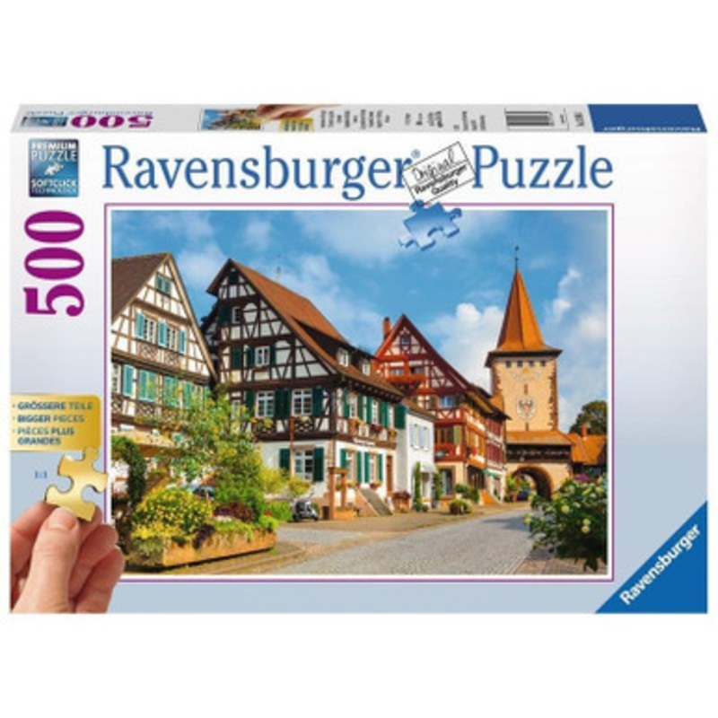 Ravensburger 500pc – Gengenbach Germany ‘Bigger Pieces’ Puzzle