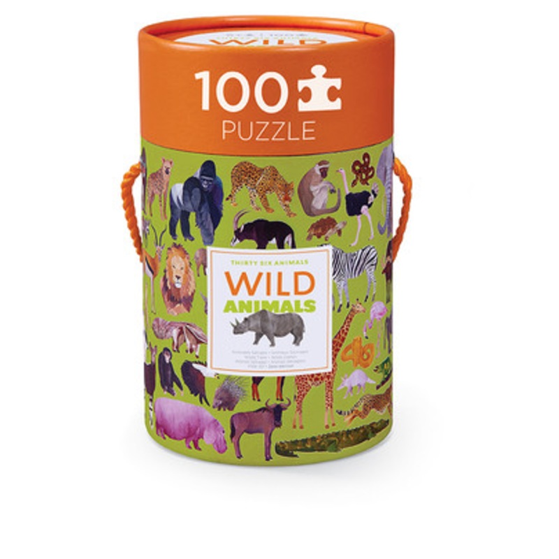 Crocodile Creek 100pc – Thirty Six Wild Animals Puzzle