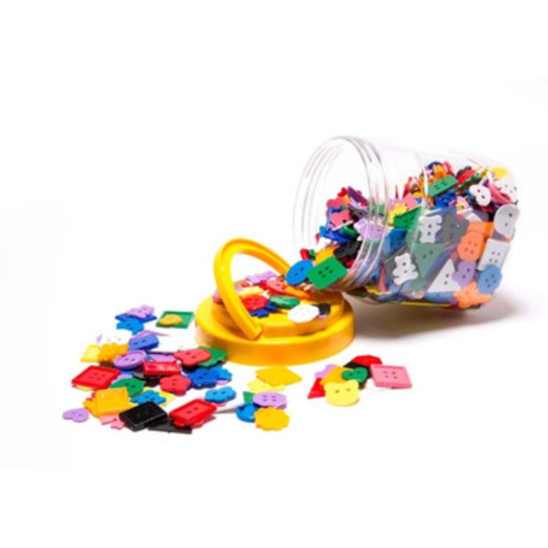 Educational Colours – Button Counters 500gm Jar