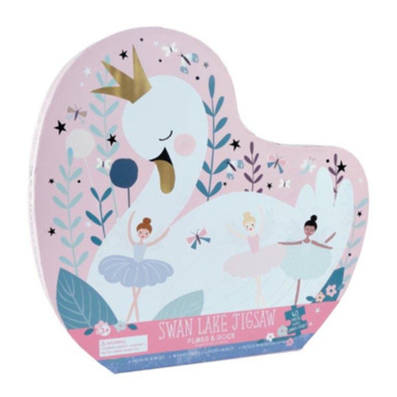 Floss & Rock 40pc – Swan Lake Shaped Puzzle