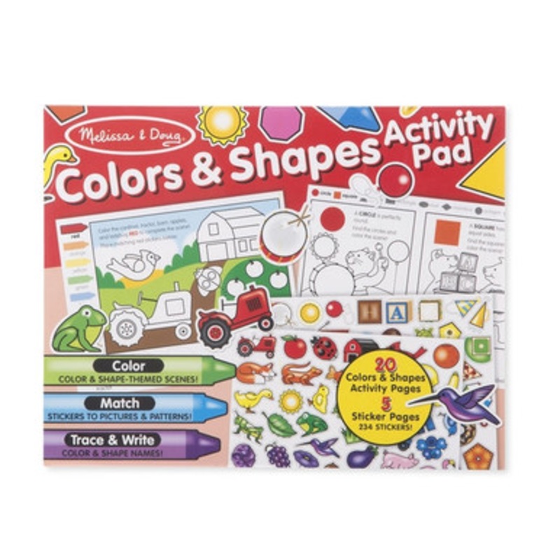 Melissa & Doug – Colours & Shapes Activity Pad