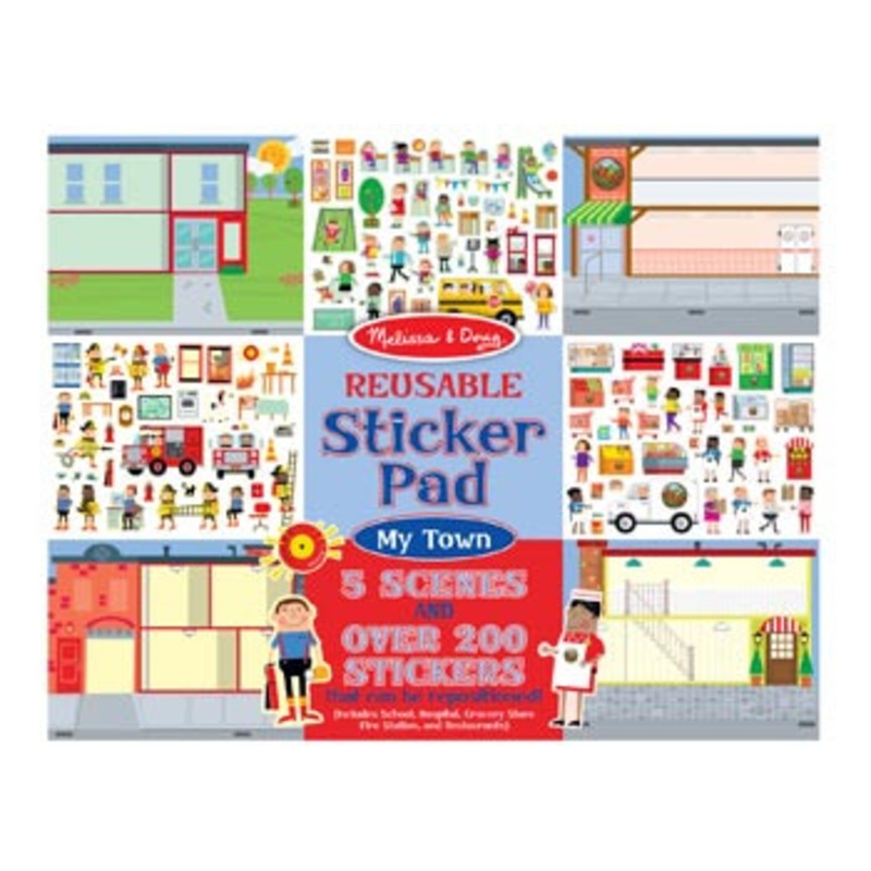 Melissa & Doug – Reusable Sticker Pad – My Town