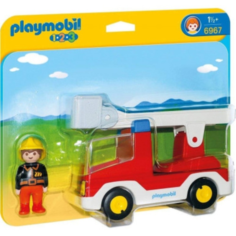 Playmobil 1.2.3 Ladder Unit Fire Truck 6967