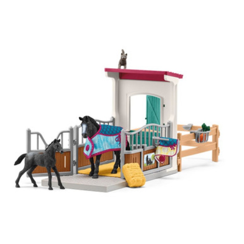 Schleich Horse Club – Horse Box with Mare and Foal 42611