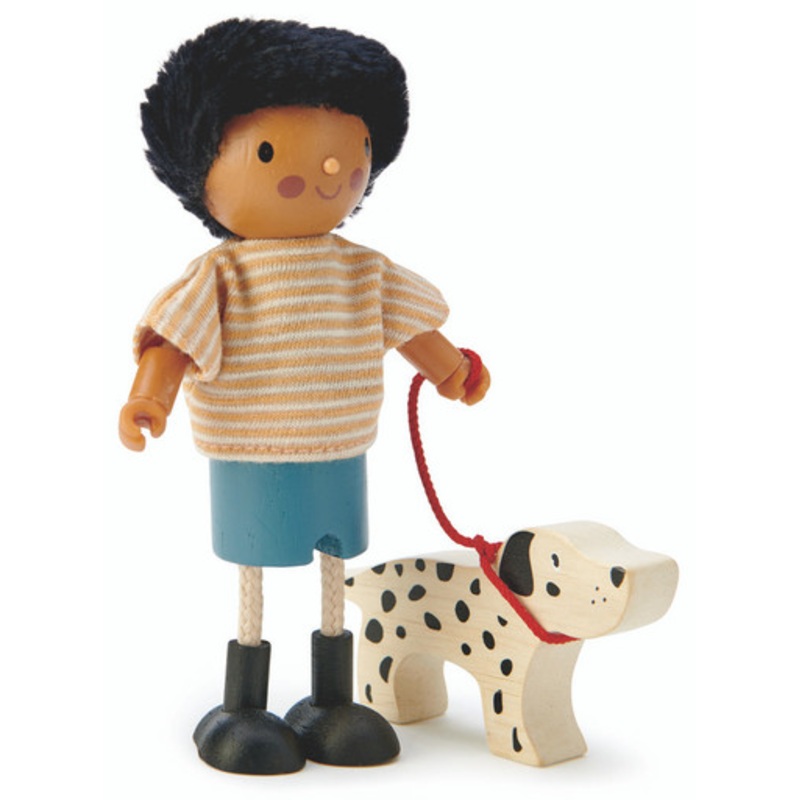 Tender Leaf Toys – Mr Forrester with Flexible Limbs & His Dog