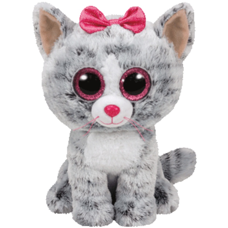 TY Beanie Boos Medium – Kiki Grey Cat