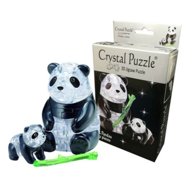 Crystal Puzzle 3D – 2x Pandas Crystal Puzzles