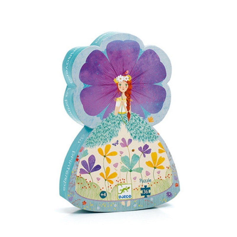 Djeco The Princess Of Spring Silhouette Puzzle 36pc