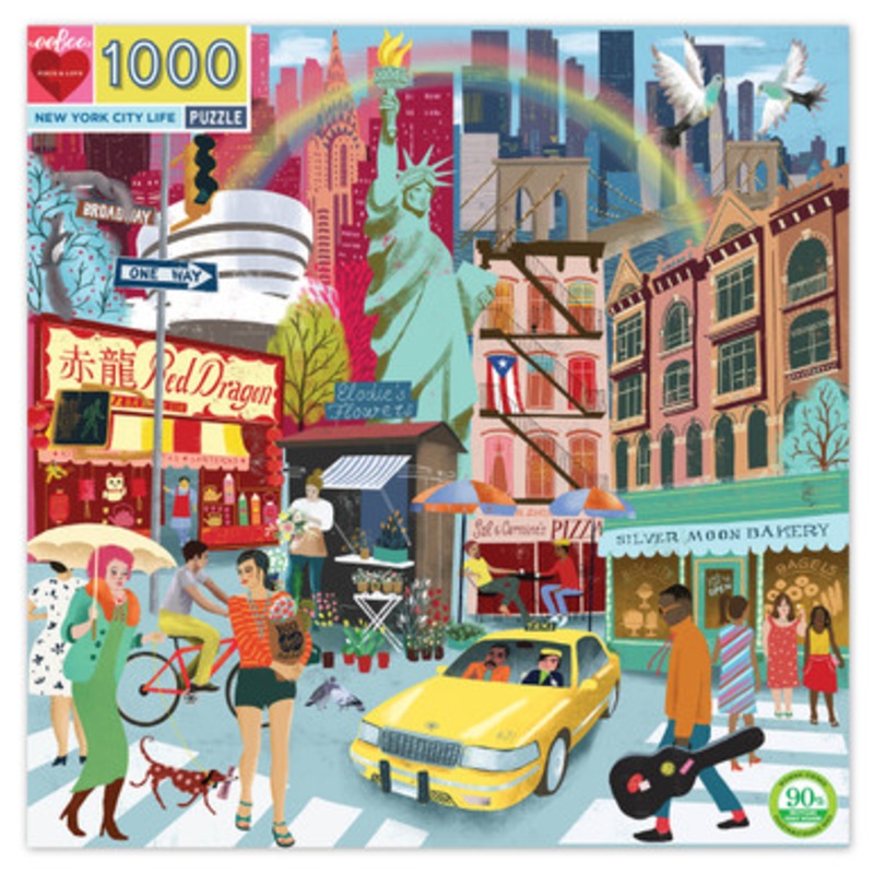 eeBoo 1000pc – New York City Life Puzzle