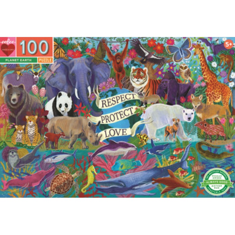 eeBoo 100pc – Planet Earth Puzzle