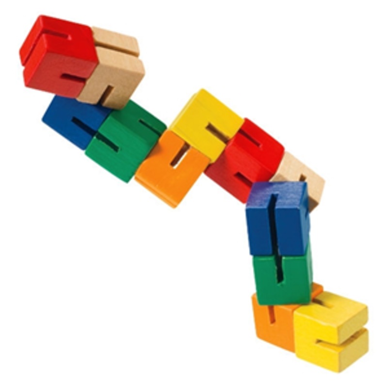 Fun Factory –  Multi Colour Wooden Fidget Toy