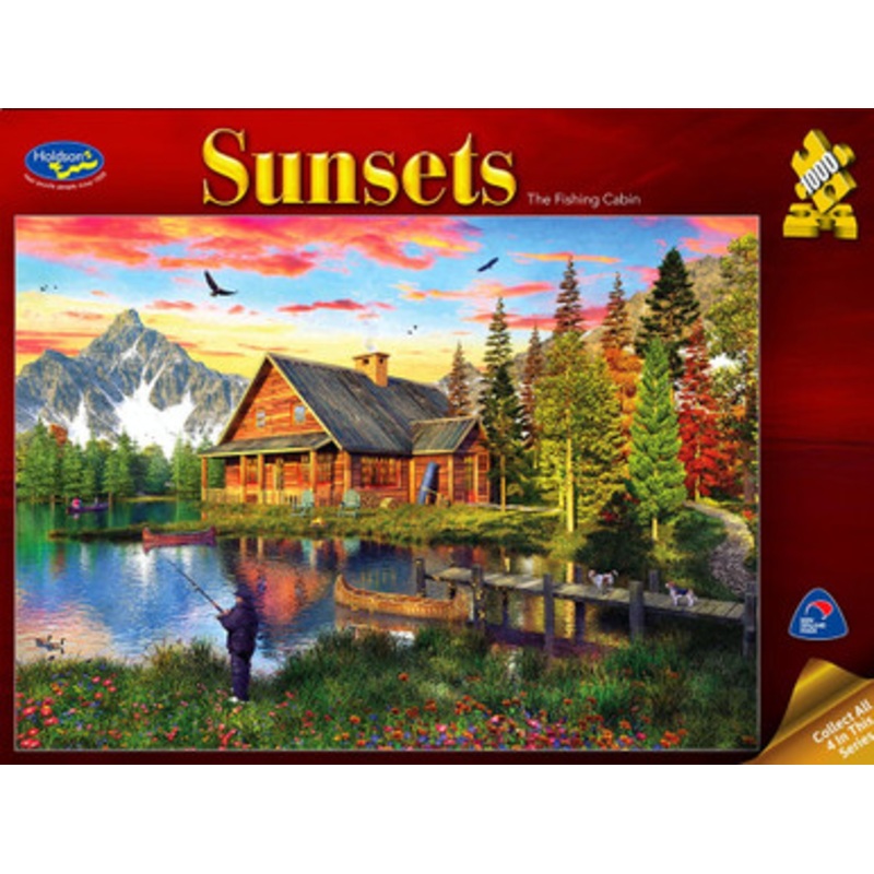 Holdson 1000pc – SUNSETS 3 – THE FISHING CABIN