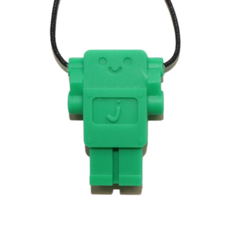Jellystone Chewelry – Robot Pendant – Grassy Green