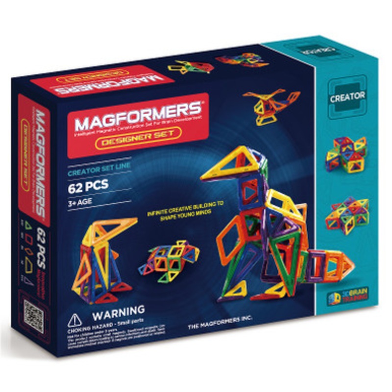 Magformers Designer Set – 62 pieces