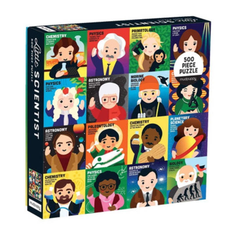 Mudpuppy 500pc – Little Scientist Family Puzzle