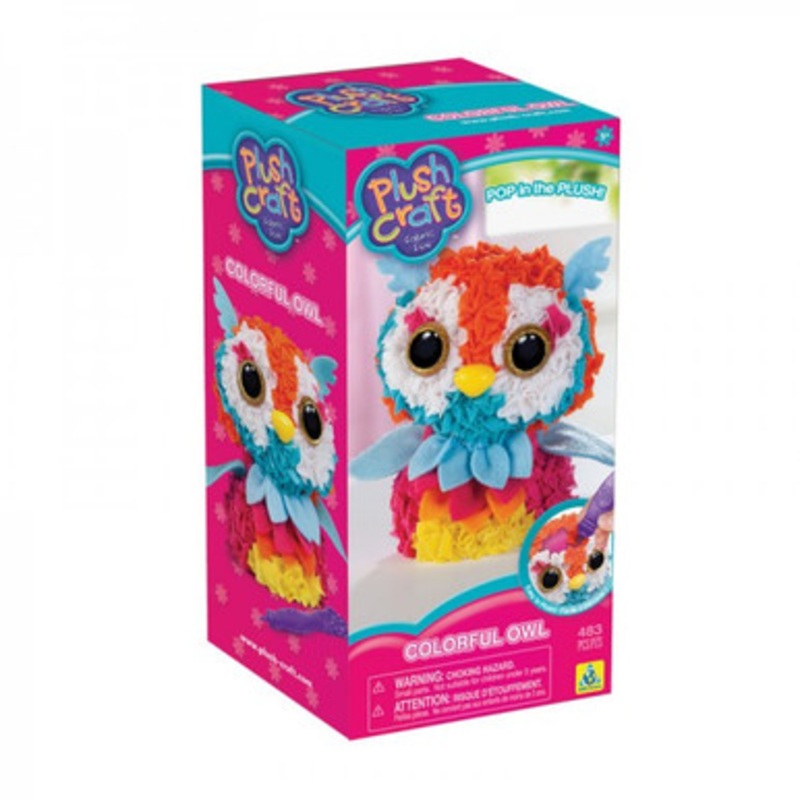 ORB PlushCraft Colourful Owl 3D Kit