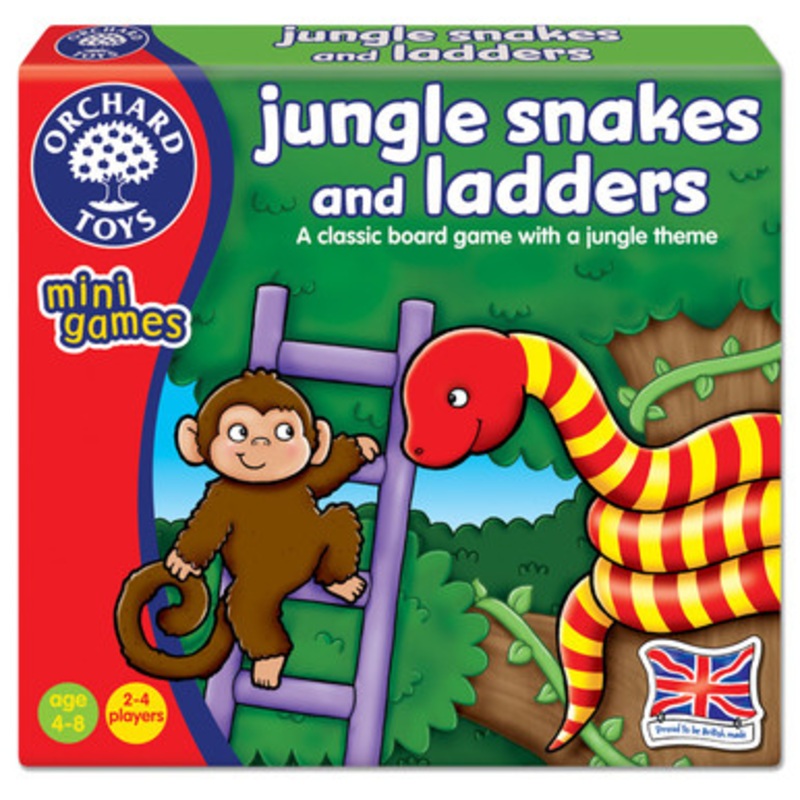 Orchard Toys Mini Game – Jungle Snakes & Ladders