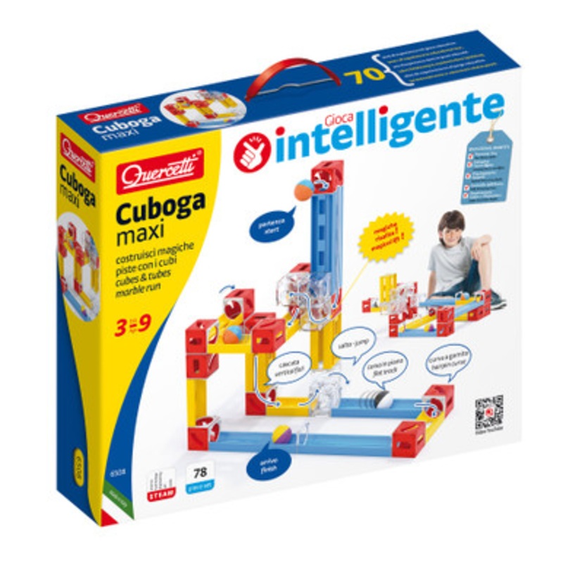 Quercetti Cuboga Maxi 6508 | 78 Pieces