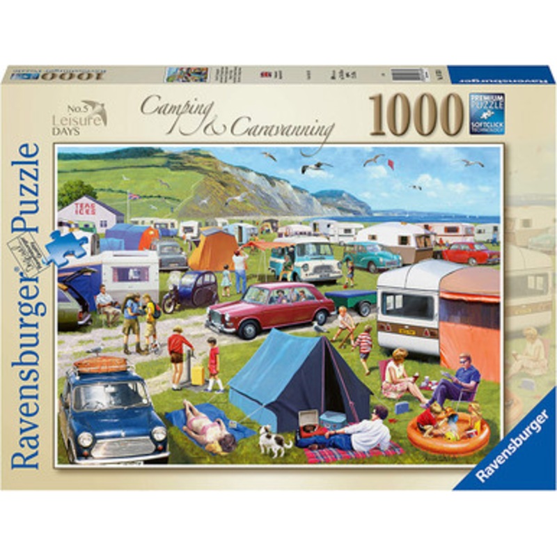 Ravensburger 1000pc – Leisure Days #5 Camping Caravanning Puzzle