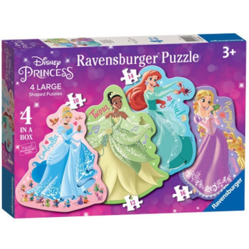 Ravensburger – Disney Princesses 4 Shaped Puzzles in a Box