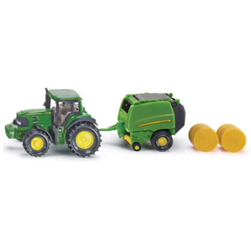 Siku – 1665 – John Deere Tractor With Round Baler