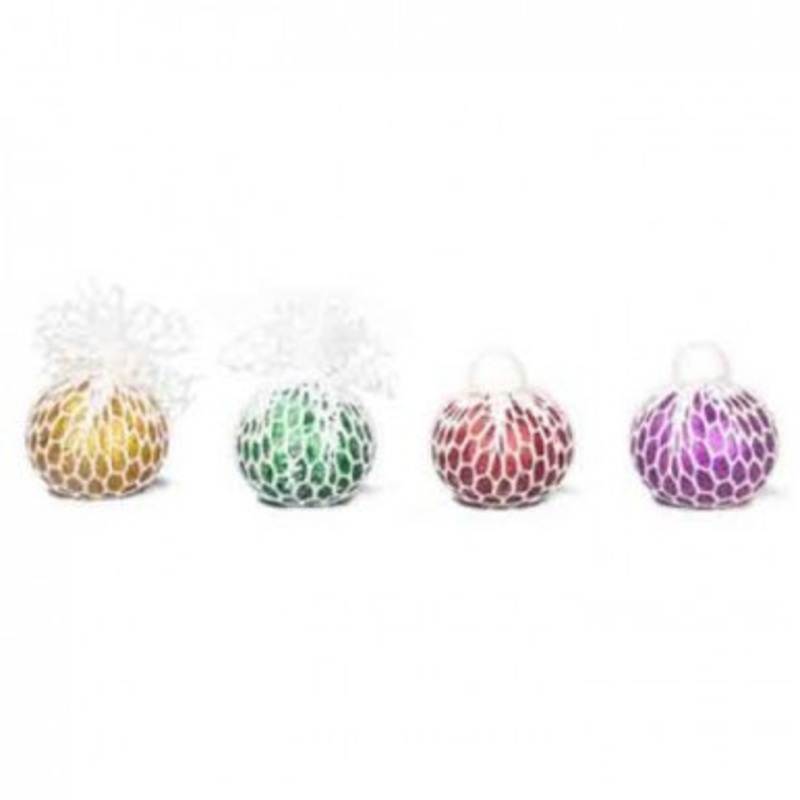 Squeeze Fidget Mesh Crystal Ball  (Assorted Colours)