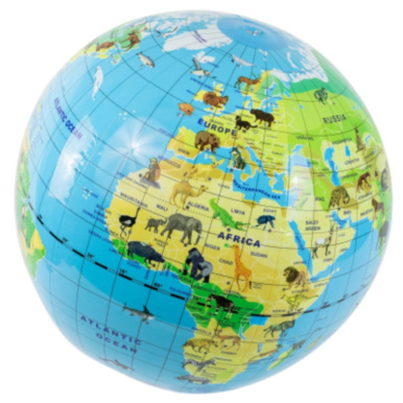 Tiger Tribe World Globe – Animal Planet – 42cm