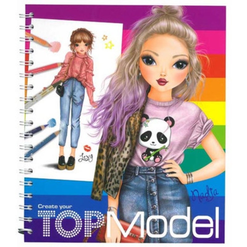 Top Model  Colouring Book