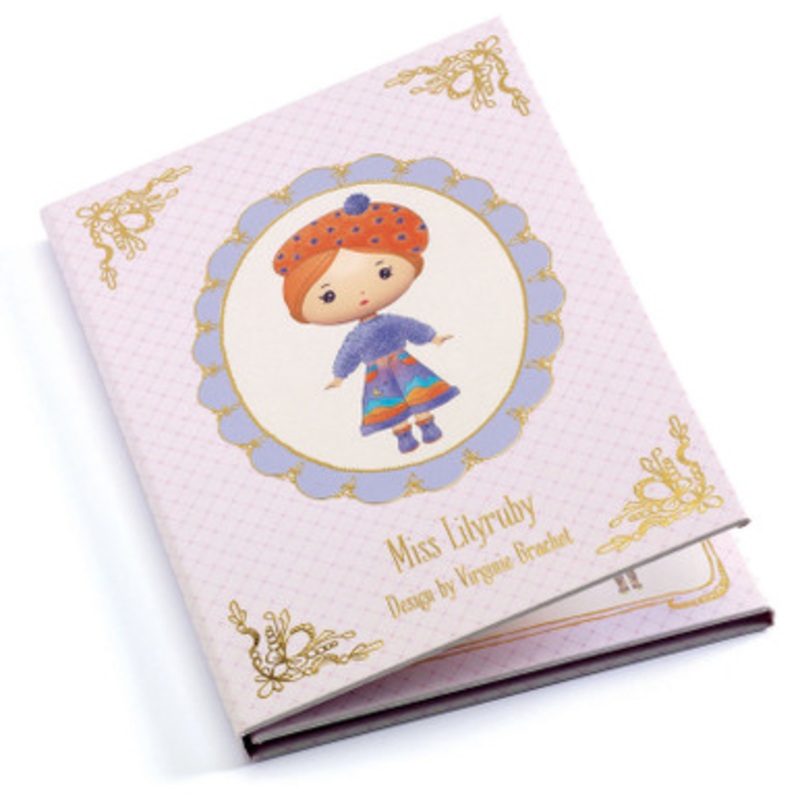 Djeco – Miss Lilyruby Tinyly Removable Stickers Set