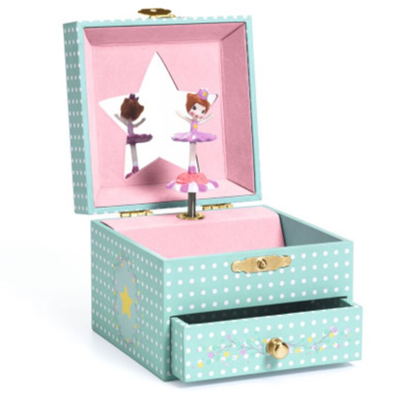 Djeco Musical Jewellery Box – Delicate Ballerina Music Box
