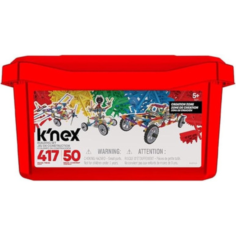 K’Nex Creation Zone Tub 417 pcs, 50 Builds