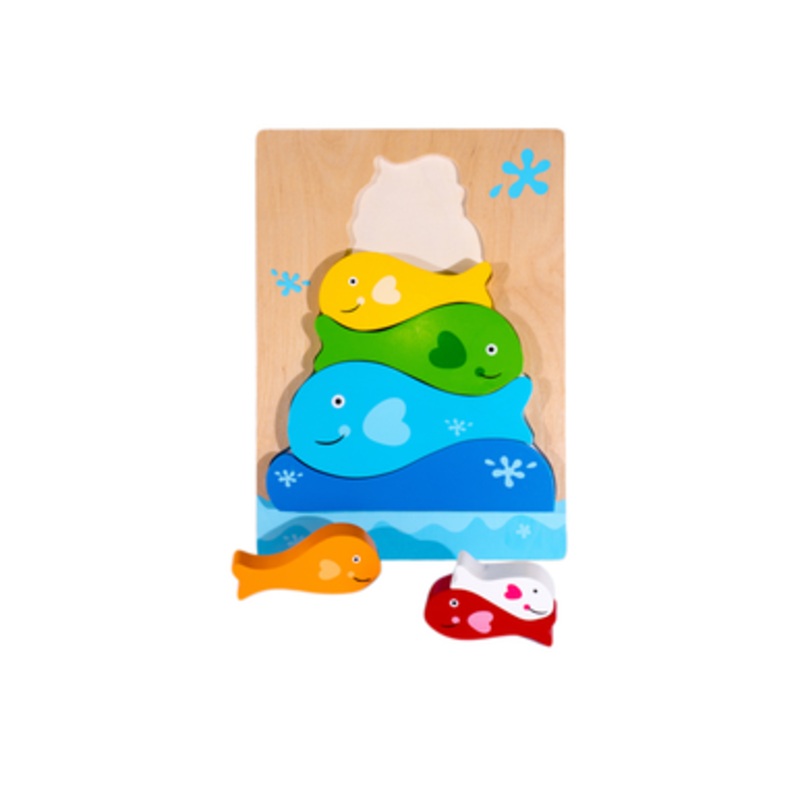 Kiddie Connect – Fish Stacker Puzzle