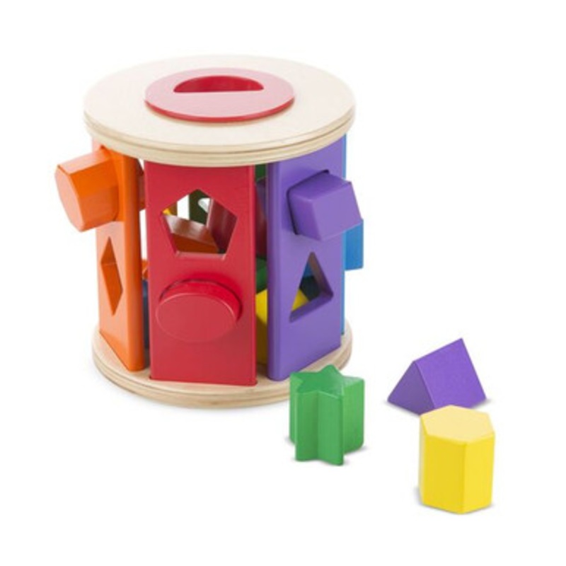 Melissa & Doug – Match & Roll Shape Sorter