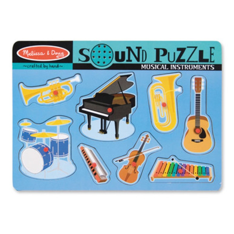 Melissa & Doug – Musical Instruments Sound Puzzle