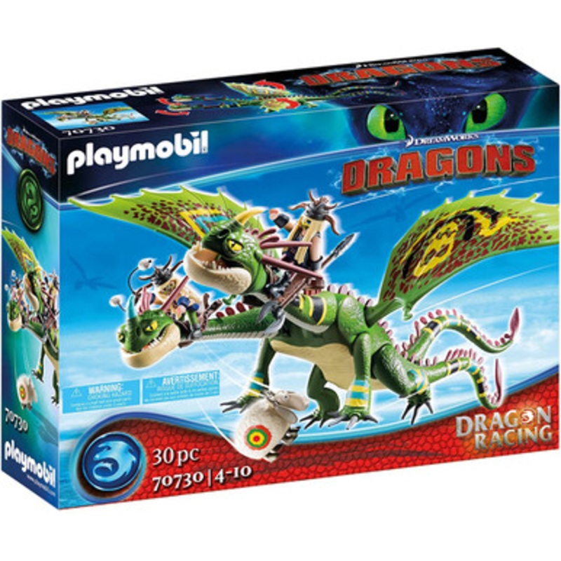 Playmobil Dragons – Dragon Racing: Ruffnut and Tuffnut with Barf and Belch | 70730