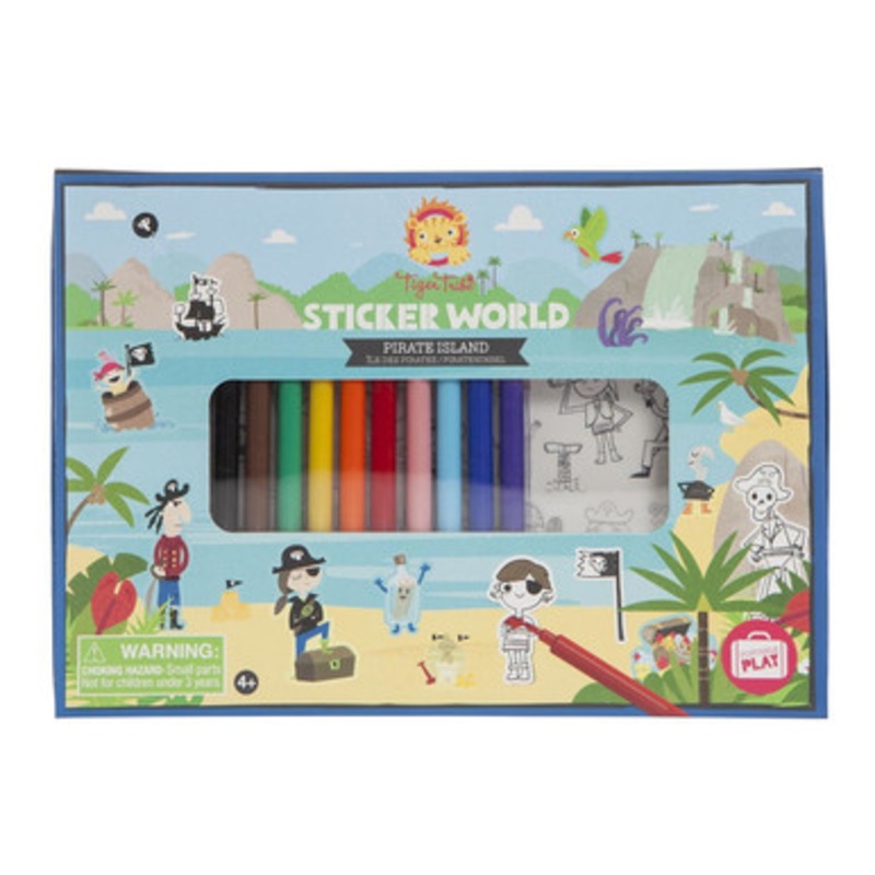 Tiger Tribe Sticker World – Pirate Island