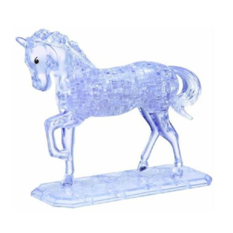 Crystal Puzzle 3D – Deluxe Clear Horse 100 pieces