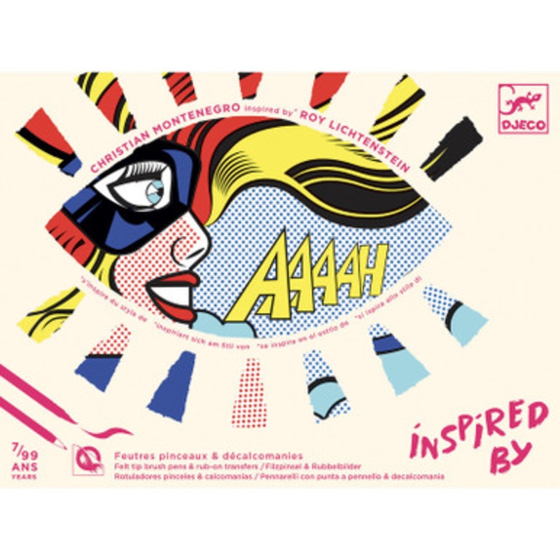 Djeco – Inspired By Roy Lichtenstein – Superheroes