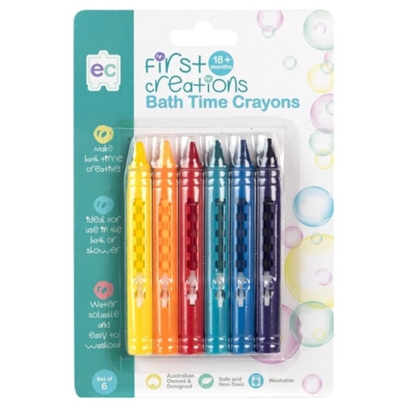 Educational Colours First Creations – Bath Crayons Set of 6