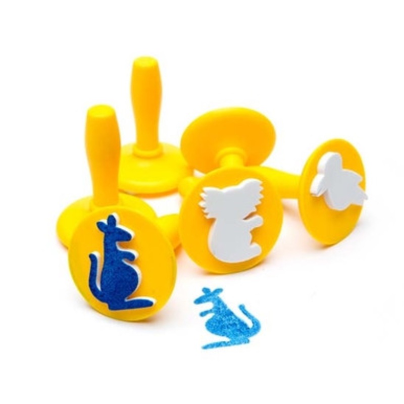 Educational Colours – Paint Stampers Australian Animals Set of 6
