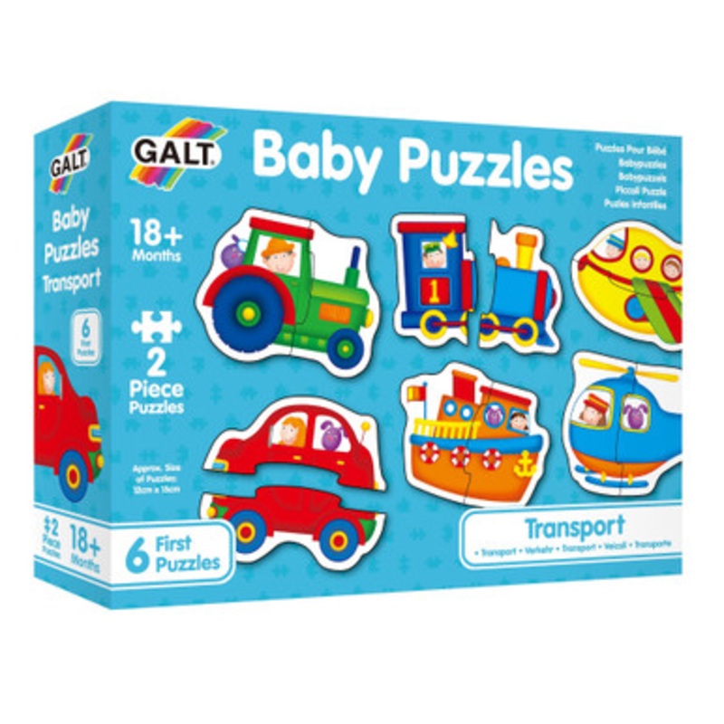 Galt  Baby Puzzles -Transport  2pcs