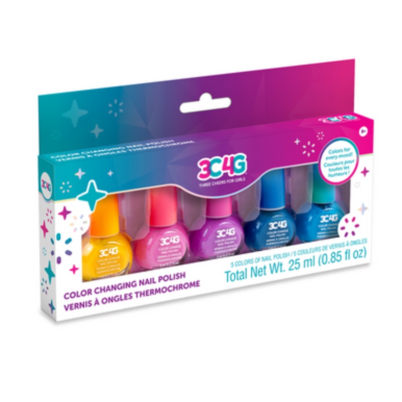 Make it Real – 3C4G – Colour Changing Nail Polish – 5pk