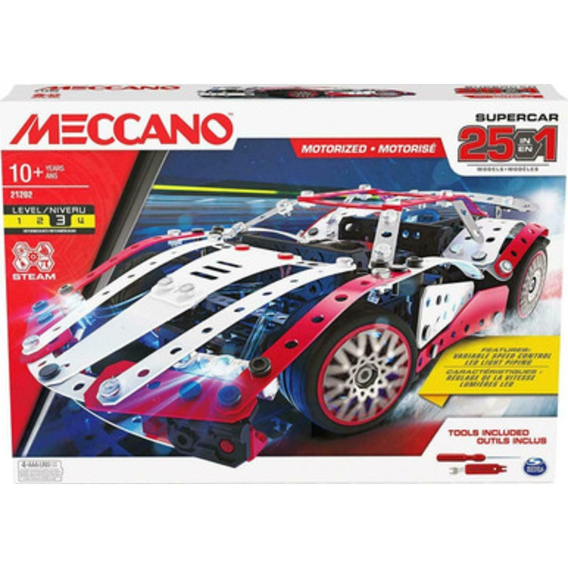 Meccano – Multi Model 25 in 1 – Supercar | 21202