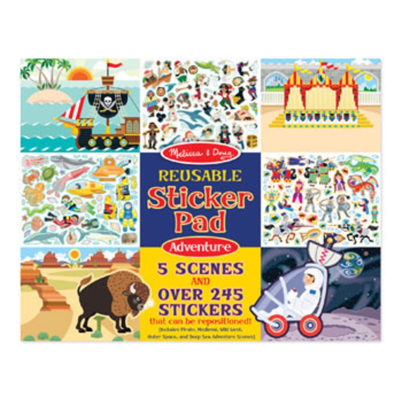 Melissa & Doug – Reusable Sticker Pad – Adventure