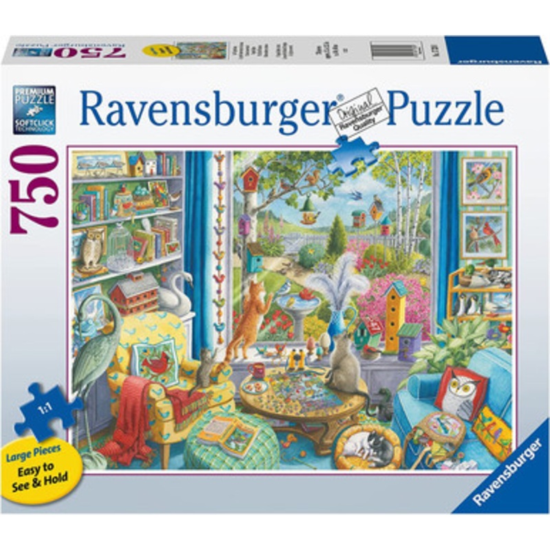 Ravensburger 750pc – The Bird Watchers Large Format Puzzle