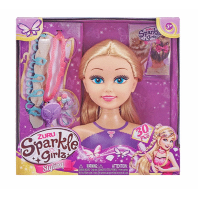 ZURU – Sparkle Girlz Styling Head with Accessories