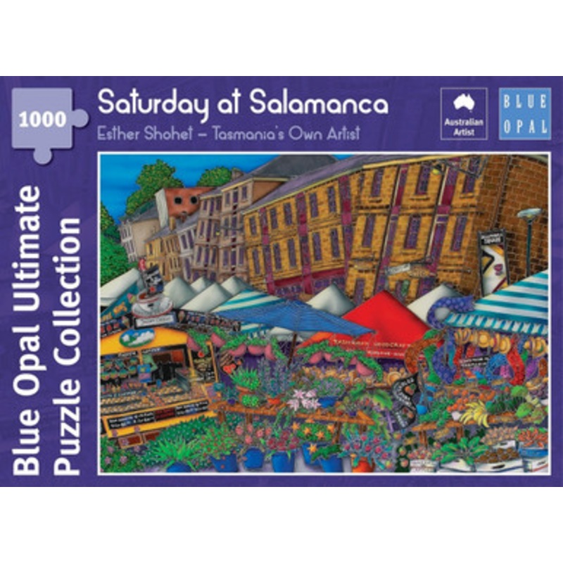 Blue Opal 1000pc – Saturday at Salamanca Puzzle **Slight Box Damage**
